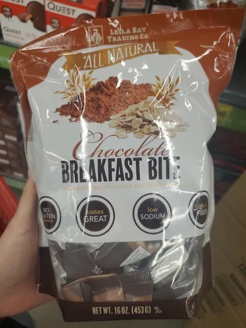 Leila Bay Trading Co. All Natural Chocolate Breakfast Bite