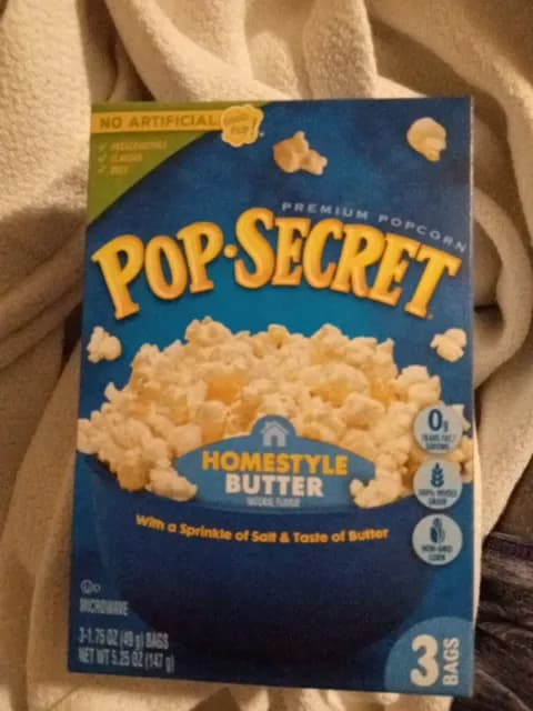 Pop Secret Homestyle Butter Premium Microwave Popcorn