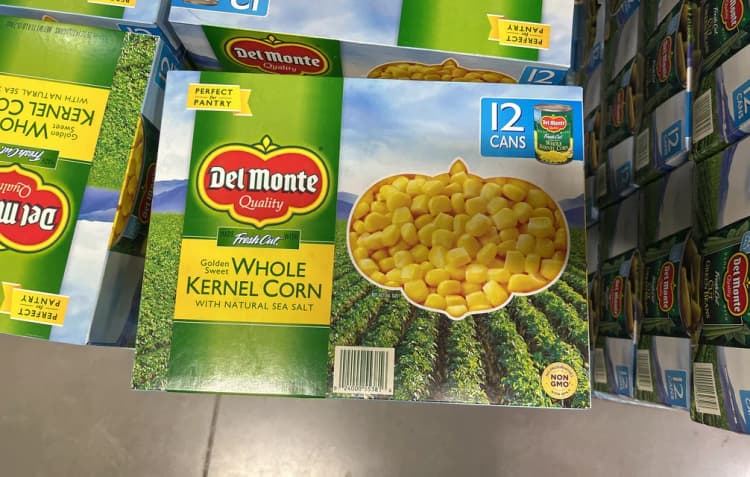 Del Monte Quality Golden Sweet Whole Kernel Corn With Natural Sea Salt