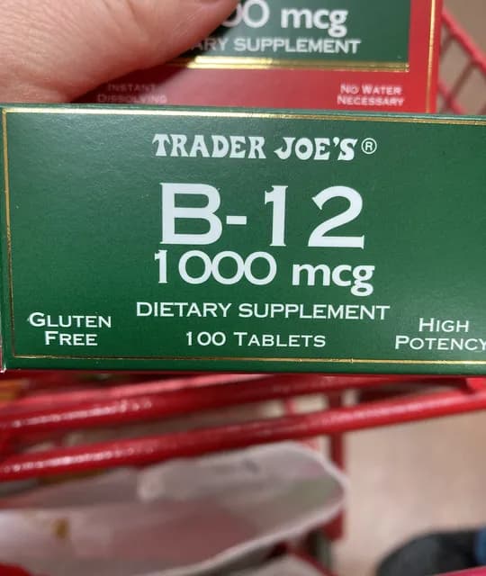 Trader Joe'S B-12 1000 Mcg Gluten Free