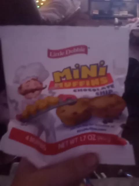 Little Debbie Chocolate Chip 4 Mini Muffins