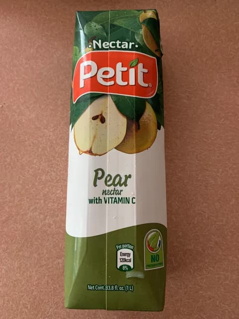 Petit Pear Nectar With Vitamin