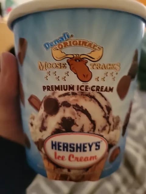 Hershey'S Denali "Original" Moose Tracks Premium Ice Cream