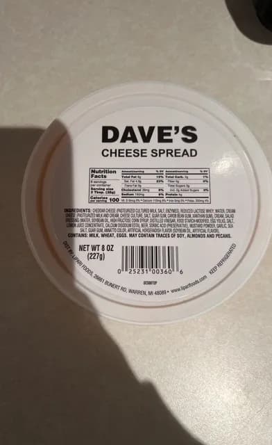 Dave'S Cheese Spread
