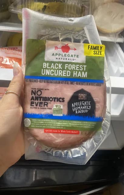 Applegate Naturals Black Forest Uncured Ham