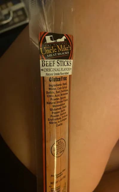 Uncle Mike'S Meat Snacks Beef Sticks Original Flavor