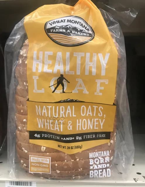 Wheat Montana Farms & Bakery Healthy Loaf Natural Oats, Wheat & Honey
