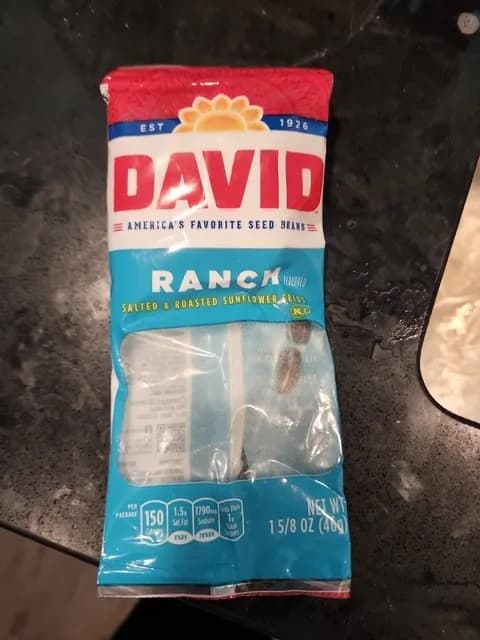 David Salted & Roasted Sunflower Seeds Ranch Flavored