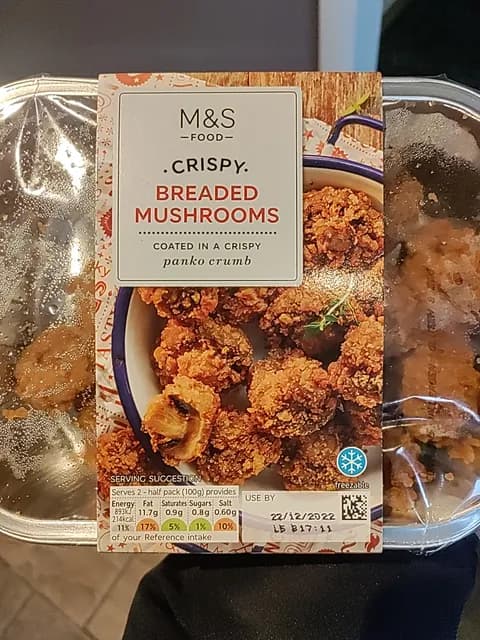 M&S Food Crispy Breaded Mushrooms