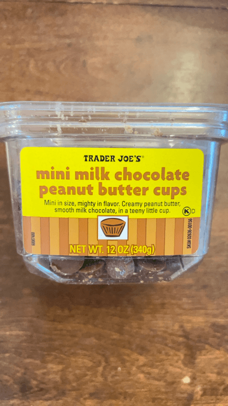 Is it Dairy Free? Trader Joe’s Mini Milk Chocolate Peanut Butter