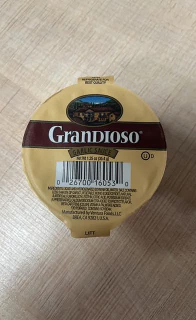 Grandioso Garlic Sauce