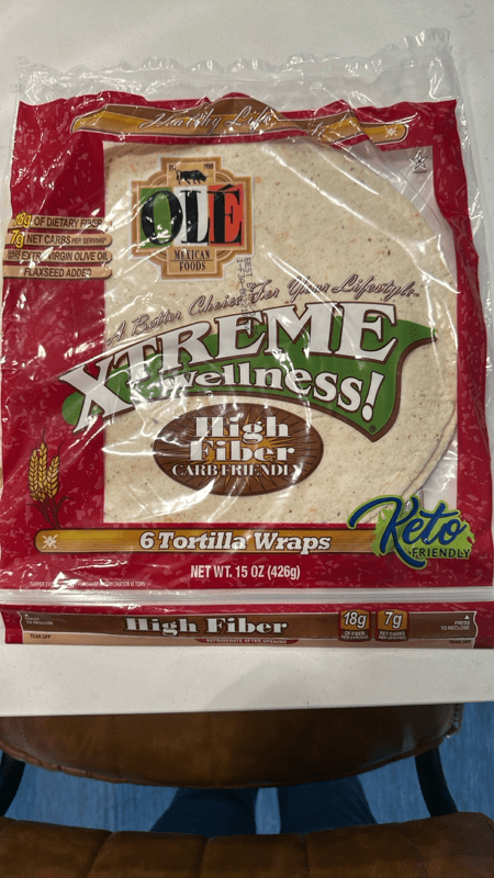Ole Mexican Foods Xtreme Wellness Whole Wheat High Fiber Tortillas