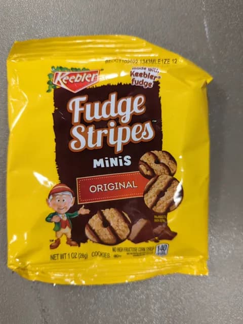 Is it Dairy Free? Keebler Fudge Stripes Minis Original Cookies