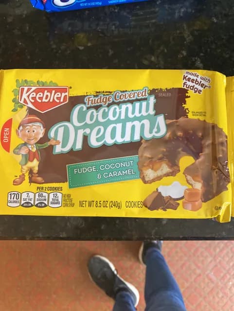 Keebler Fudge Covered Coconut Dreams Cookies
