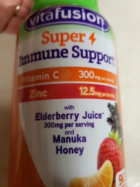 Vitafusion Super Immune Support With Elderberry Juice And Manuka Honey