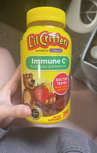 L'Il Critters Immune C Plus Zinc & Vitamin D