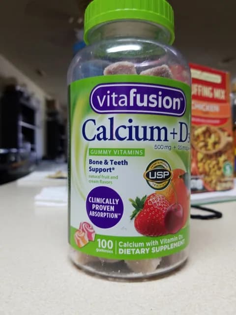 Vitafusion Calcium + D3 Gummy Vitamins