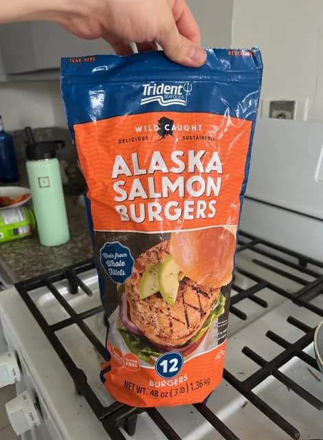 Trident Alaskan Salmon Burgers