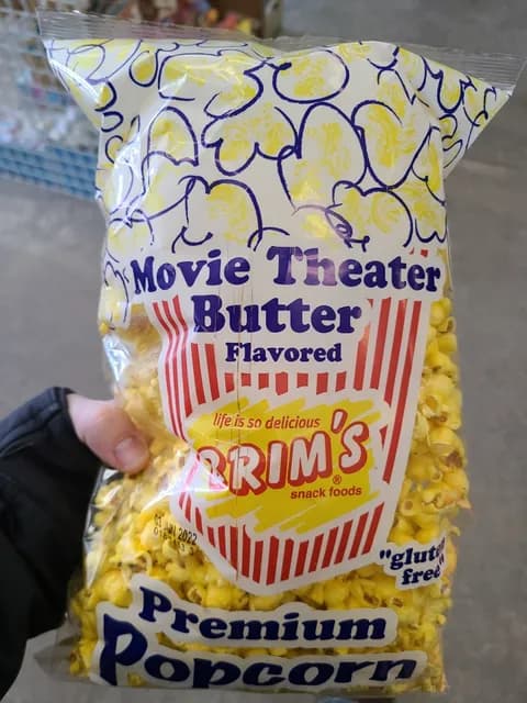 Brim”S Movie Theater Butter Flavored Premium Popcorn