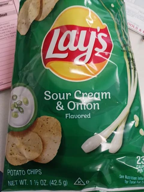 Is it Gluten Free? Lays Sour Cream & Onion Flavoured Potato Chips