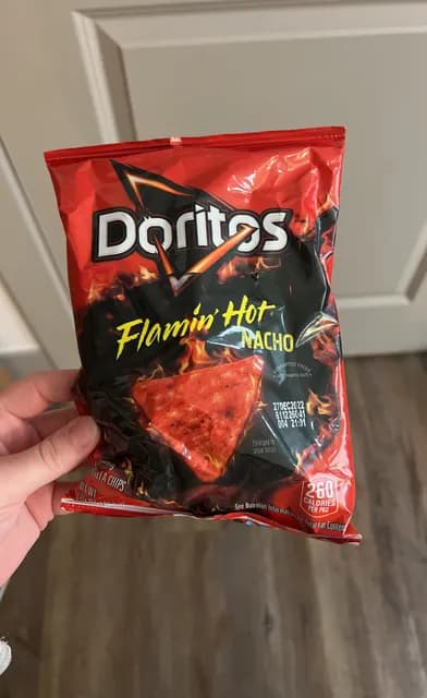Doritos Flamin' Hot Nacho Flavored Tortilla Chips