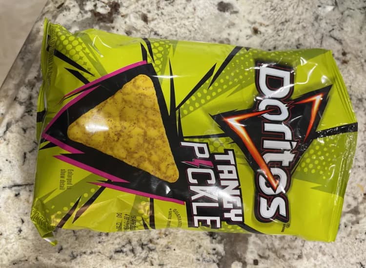 Doritos Tangy Pickle Flavored Tortilla Chips
