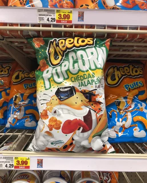 Cheetos Popcorn Cheddar Jalapeño