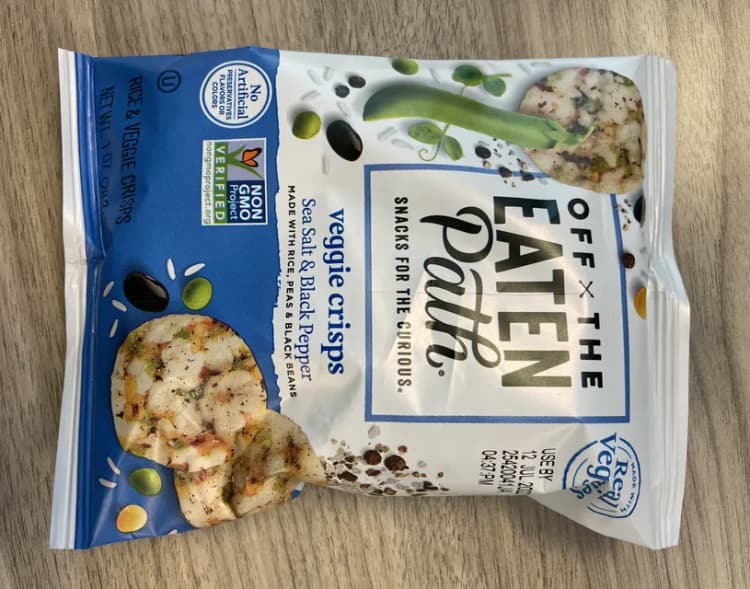 Off The Eaten Path Sea Salt & Black Pepper Veggie Crisps