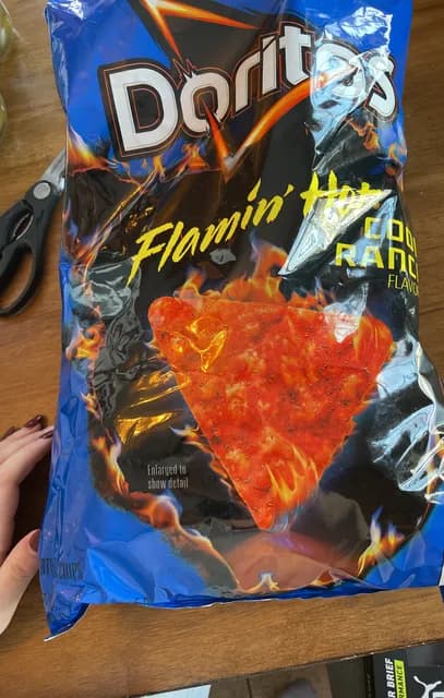 Doritos Flamin' Hot Cool Ranch Flavor Tortilla Chips
