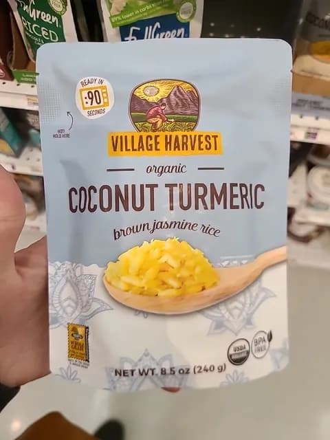 Village Harvest Organic Coconut Turmeric Brown Jasmine Rice