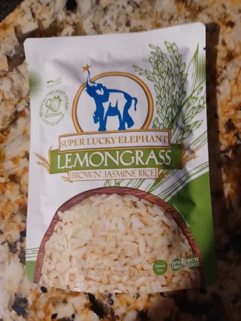Super Lucky Elephant Lemongrass Brown Jasmine Rice