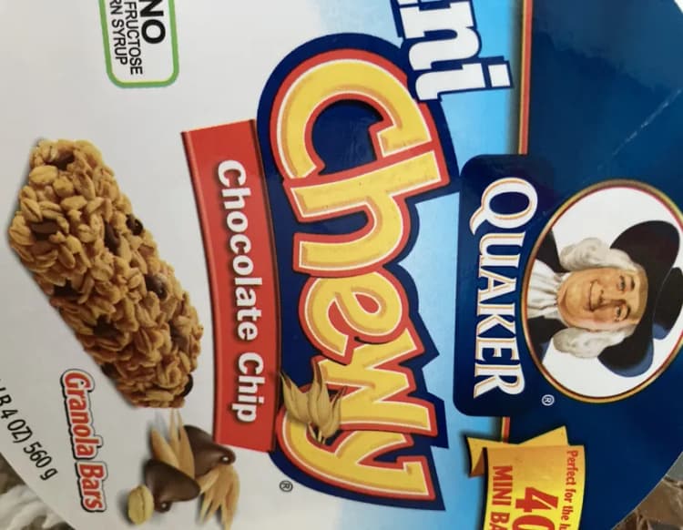 Quaker Mini Chewy Chocolate Chip Granola Bars