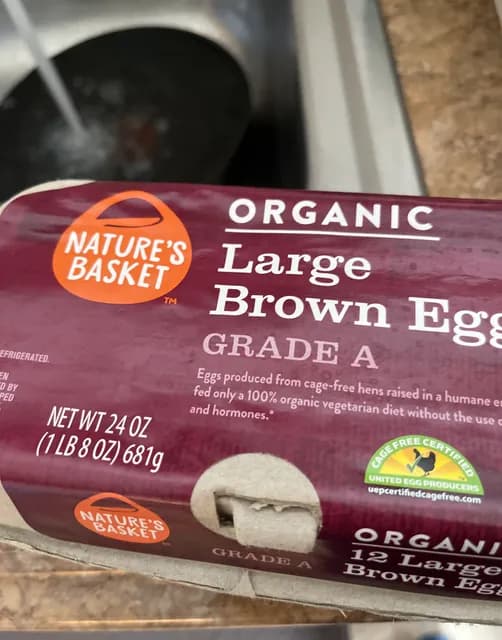 Nature'S Basket Organic Large Brown Eggs