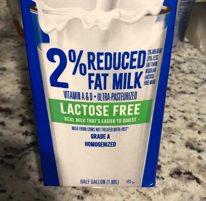 Giant Eagle Lactose Free 2% Reduced Fat Milk