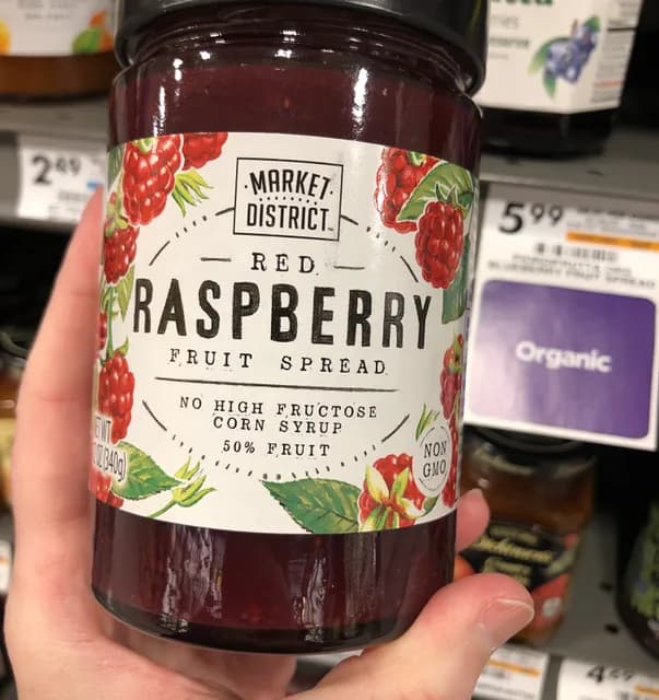Market District Red Raspberry Fruit Spread