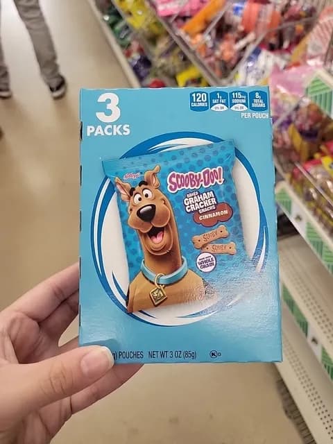 Kellogg'S Scooby Doo Baked Graham Cracker Snacks Cinnamon