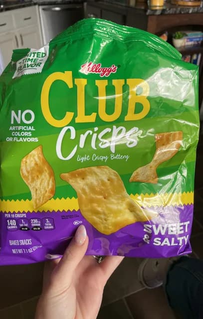 Kellogg'S Club Crisps Sweet & Salty Baked Snacks