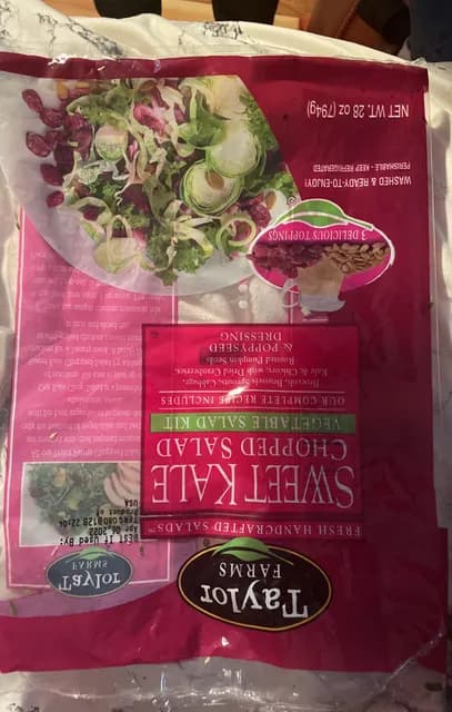 Taylor Farms Sweet Kale Chopped Salad Kit
