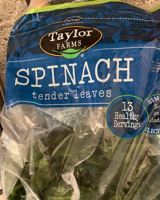 Taylor Farms Spinach Tender Leaves