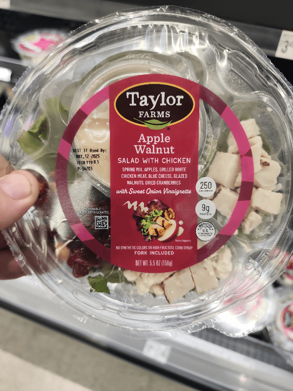 Taylor Farms Apple Walnut And Chicken Salad Bowl