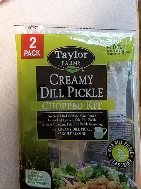 Taylor Farms Creamy Dill Pickle Chopped Kit
