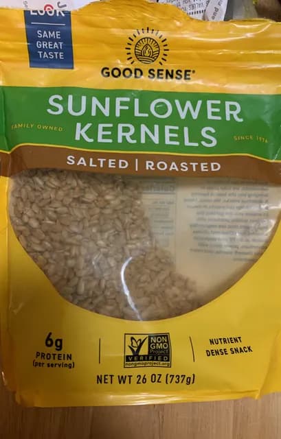Good Sense Salted Roasted Sunflower Kernels