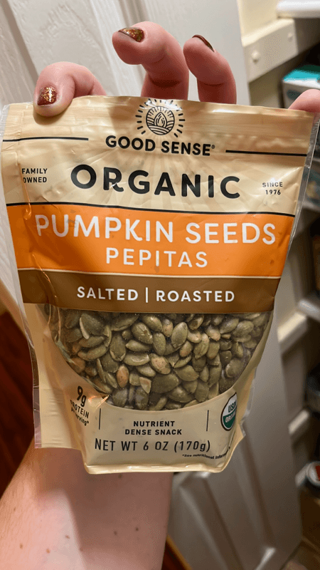Good Sense Roasted & Salted Organic Pumpkin Seeds Pepitas