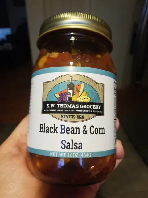 E.W. Thomas Grocery Black Bean & Corn Salsa