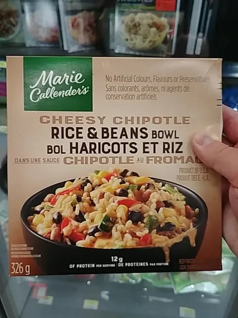 Marie Callender'S Cheesy Chipotle Rice & Beans Bowl