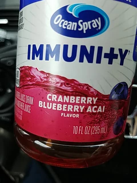 Ocean Spray Immunity Cranberry Blueberry Acai Flavor