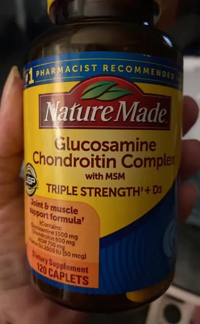 Nature Made Glucosamine Chondroitin Complex With Msm Triple Strength‡ + D