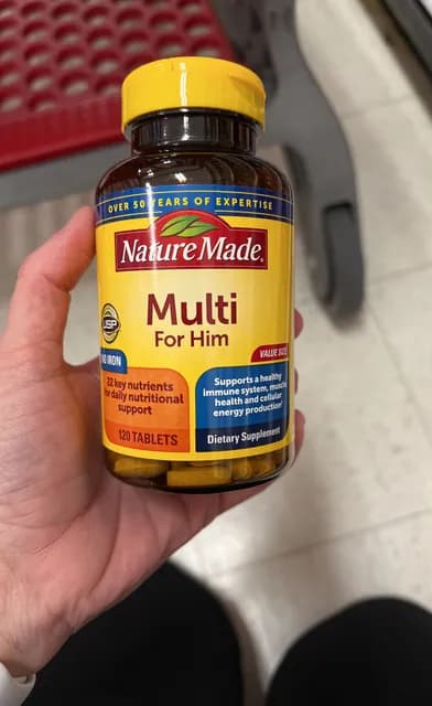 Nature Made Multi For Him Dietary Supplement Value Size