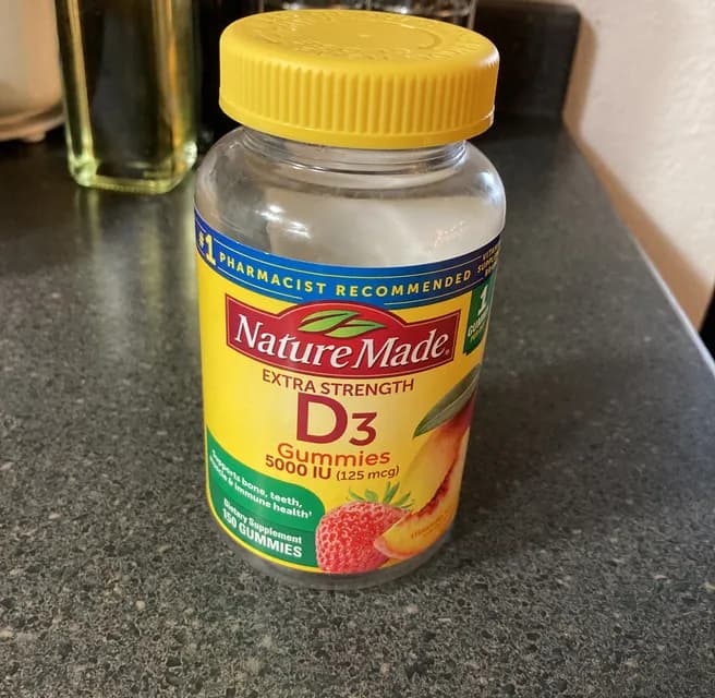 Nature Made Extra Strength D3 Gummies 5000 Iu (125 Mcg