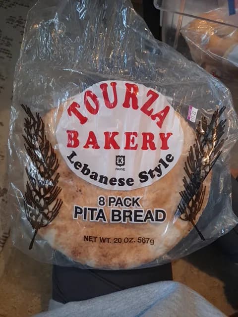 Tourza Bakery Lebanese Style Pita Bread